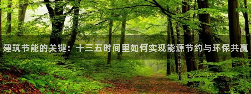 尊亿游戏国际官网：建筑节能的关键：十三五时间里如何实现能源节约与环保共赢