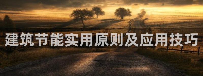 e尊国际可靠吗：建筑节能实用原则及应用技巧