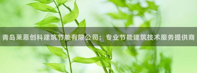 e尊国际7779：青岛莱恩创科建筑节能有限公司：专业节能建筑技术服务提供商