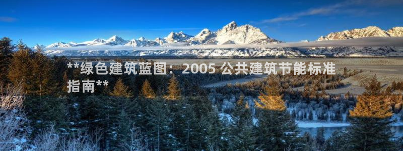 e尊电竞：**绿色建筑蓝图：2005 公共建筑节能标准
指南**