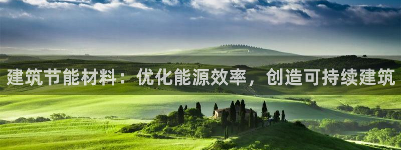e尊国际平台：建筑节能材料：优化能源效率，创造可持续建筑