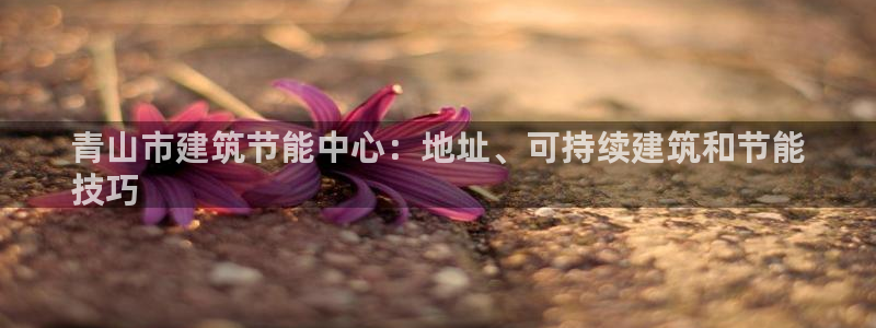 e尊国际平台：青山市建筑节能中心：地址、可持续建筑和节能
技巧
