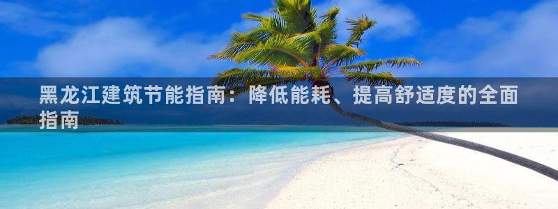 e尊平台：黑龙江建筑节能指南：降低能耗、提高舒适度的全面
指南