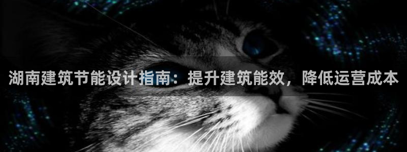 尊亿娱乐国际官网：湖南建筑节能设计指南：提升建筑能效，降低运营成本