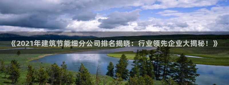 e尊国际平台：《2021年建筑节能细分公司排名揭晓：行业领先企业大揭秘！》