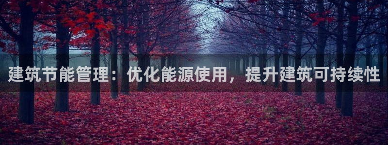 e尊国际是干什么的：建筑节能管理：优化能源使用，提升建筑可持续性
