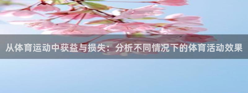 vsport体育：从体育运动中获益与损失：分析不同情况下的体育活动效果