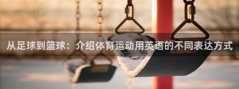 vsport体育在线官网：从足球到篮球：介绍体育运动用英语的不同表达方式