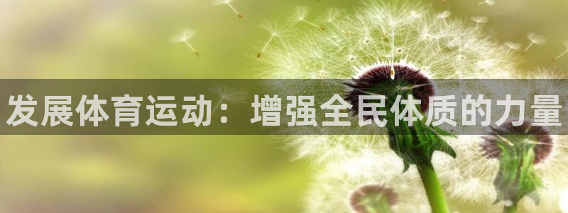 vsport体育：发展体育运动：增强全民体质的力量
