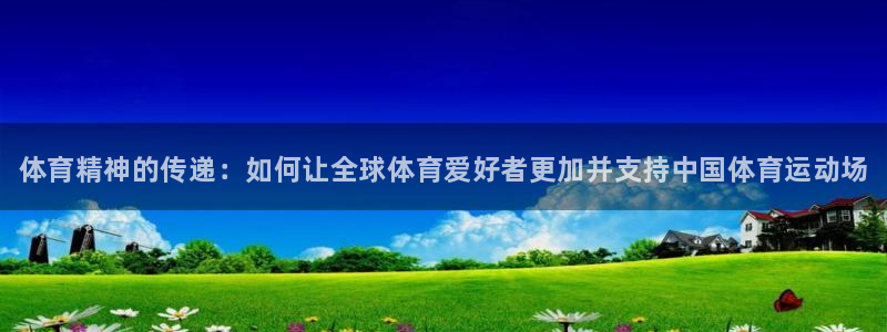 vsport体育在线官网：体育精神的传递：如何让全球体育爱好者更加并支持中国体育运动场